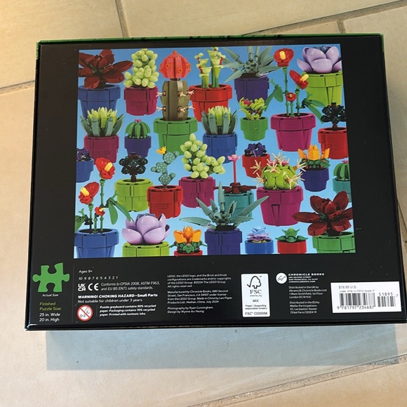LEGO Tiny Garden Jigsaw Puzzle 1000 pieces - Picture 2 of 2